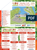 Springfest Activity Map 2017