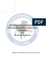 Instructivo Tecnico Operacional Perros de Busqueda en Estructuras Colapsadas RIC-Chile PDF