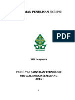 Pedoman Penulisan Skripsi FST 2016-1