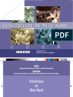 DIEESE. Estatísticas Do Meio Rural 2008