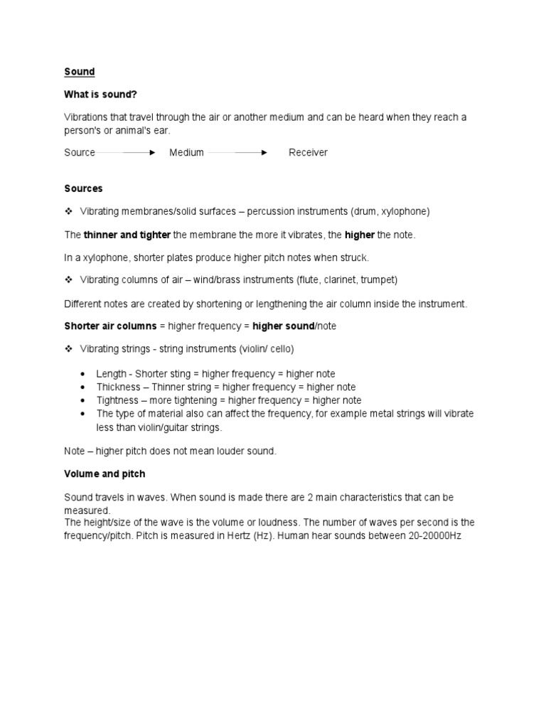 Sound What Is Sound? | PDF | Language Arts & Discipline