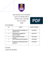 MARA TECHNOLOGY OF UNIVERSITY FACULTY OF APPLIED SCIENCE INTRODUCTORY MANDARIN TMC 501 (AST3MA) SCRIPT