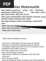 Download Nilai -Nilai Dalam Matematik by lucky SN342609206 doc pdf