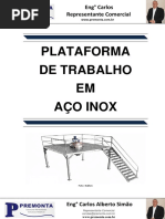 Plataformas de Trabalho Em Aço Inox