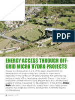 Energy Access MHPs