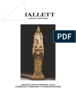 A Regence Boulle Pedestal Clock