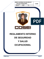 Personal - Reglamento Interno de Seguridad Cosei - 2017