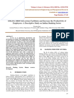 Effective HRD Sub-System Facilitates and Increase The Productivity of Employees: A Descriptive Study On Indian Banking Sector