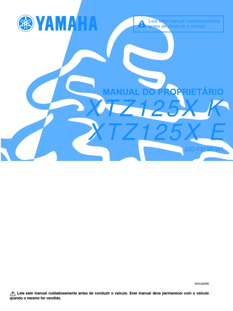 Manual-Xtz125 (Xe) 2011 | PDF | Motocicleta | Monóxido De Carbono