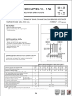 MDN ST 66; :67 - Technical Specification of Single-Phase Silicon Bridge Rectifier