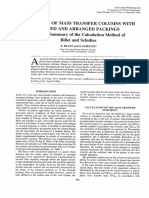 Literature - Prediction of Mass Transfer Columns