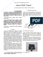 Antena MMIC Espiral