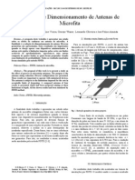 Redução de Dimensionamento de Antenas de Microfita