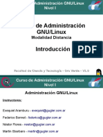 Introduccion GNU-Linux Nivel I-Distancia