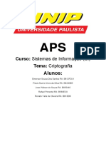 APS UNIP de Criptografia