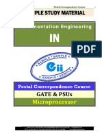 Microprocessor Instrumentation GATE PSU Study Materials