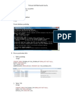 Tugas Sistem Basis Data: Nama: Muhammad Jibril Alqarni NIM: 145150201111154 Kelas: If - J