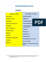 Identify Synonyms: Medical/nonmedical Terms