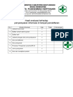 7.1.2 Ep 2 Hasil Evaluasi Terhadap Penyampaian Informasi Ditempat Pendaftaran