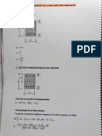 Propiedades Sección Homogeneizada y Fisurada