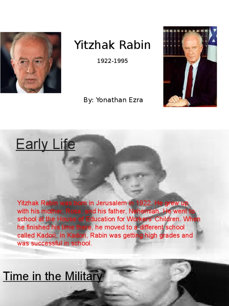 Yitzhak Rabin | PDF | Yitzhak Rabin | Palestine Liberation Organization