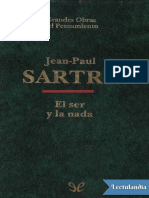 El Ser y La Nada - JeanPaul Sartre
