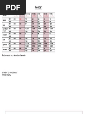 Roster