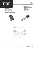 SS49E Hall Effect Sensor Datasheet | PDF | Sensor | Linearity