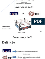 Cobit vs Itil