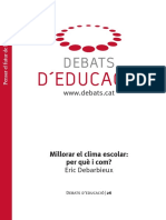 Debarbieux Clima Escolar Jaume Bofill PDF