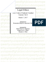 Judicial Ethics Canons 5 & 6
