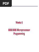 Weeks 6 8088/8086 Microprocessor Programming