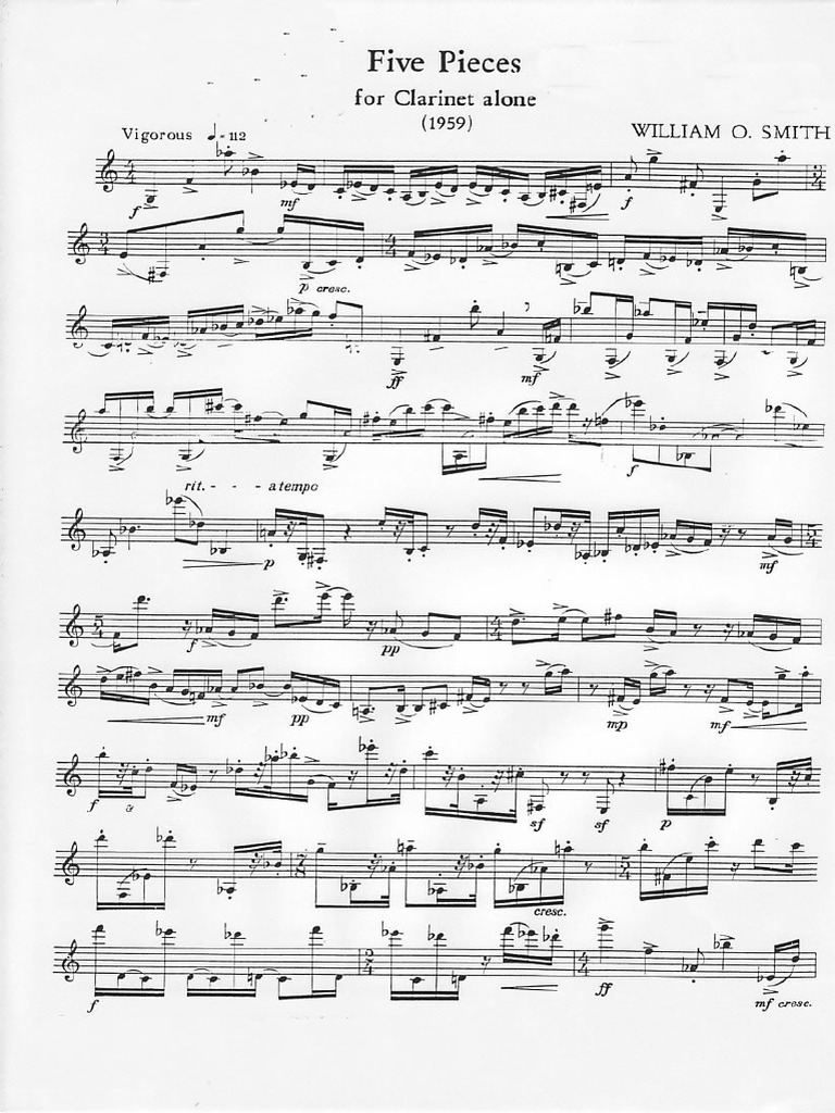 Smith, Will O. 5 Pieces for Solo.pdf