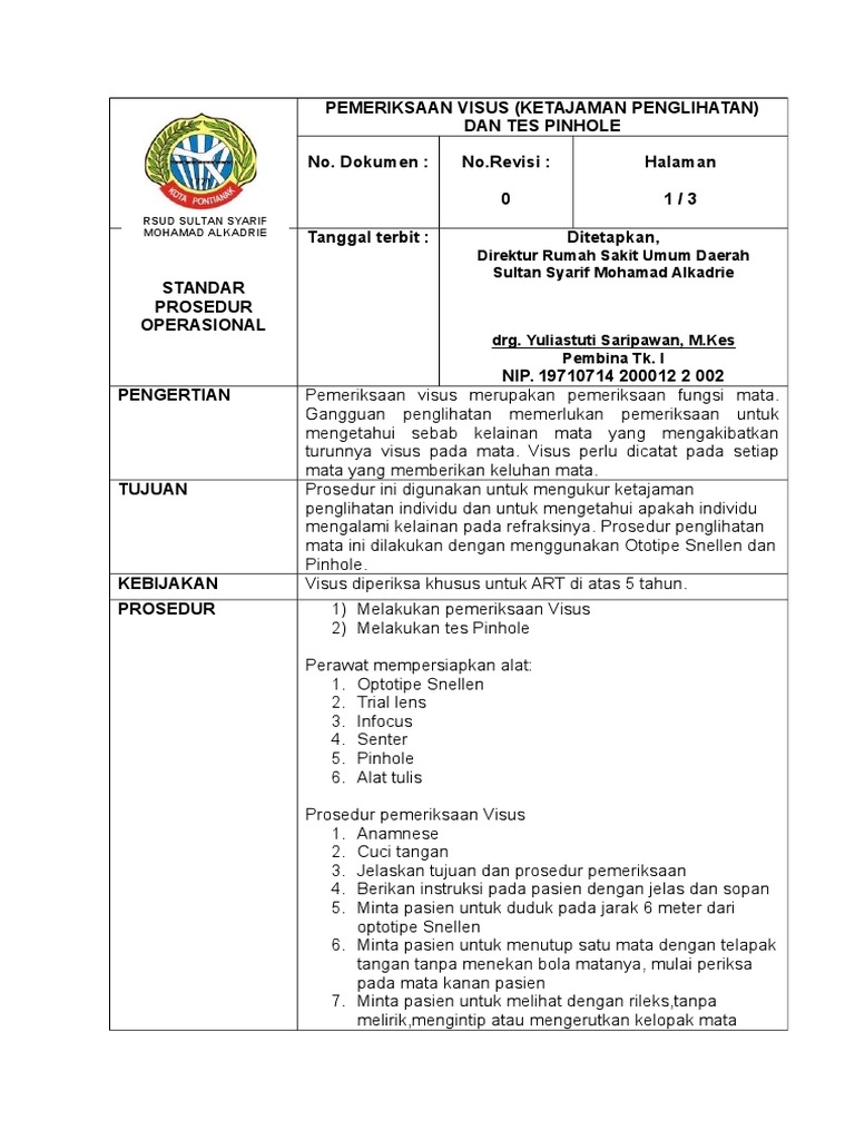 Pemeriksaan Visus Pdf