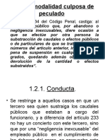 Peculado Imprudente, Distrraccion, Desfalco y Neg - Incompatible.traficoinfluencias