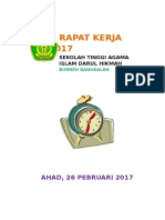 Rapat Kerja 2017: Ahad, 26 Pebruari 2017