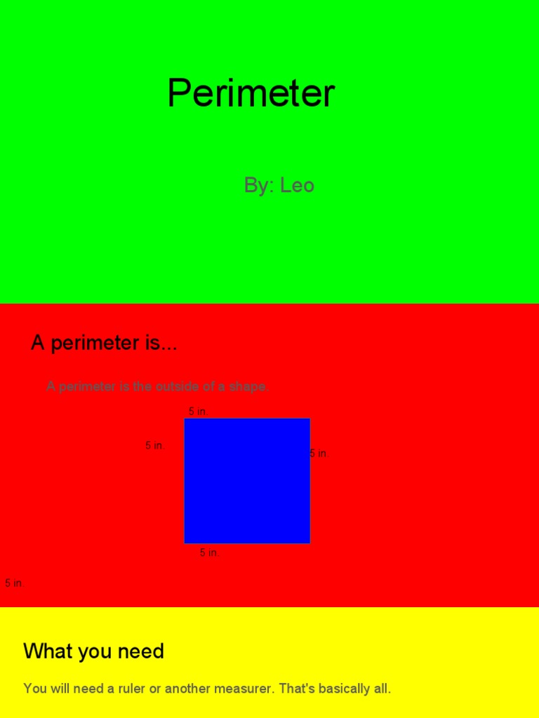 Understanding Perimeter Basics | PDF
