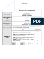 Dirección y Gestión de Microempresa Local