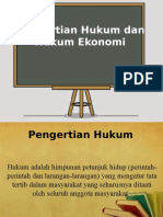 Pengertian Hukum Dan Hukum Ekonomi