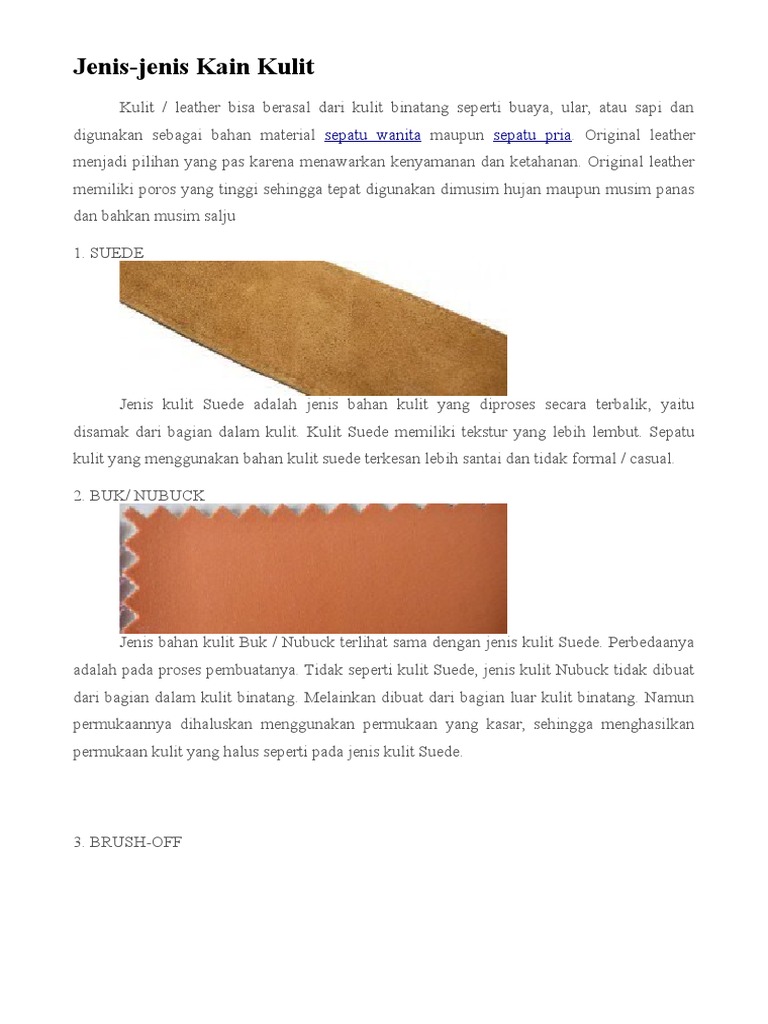 Jenis Kulit | PDF