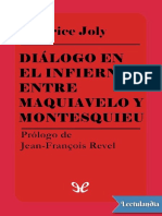 Dialogo en El Infierno Entre Maquiavelo y Montesquieu - Maurice Joly