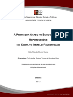 Primavera Árabe no Egito e Síria: Impacto no Conflito Israelo-Palestiniano