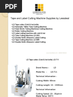 Tape & Label Cutting Machine