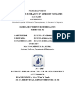 Operations Research in Markov Analysis: Project Report On
