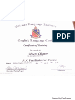 DLI Teacher Training Certificate