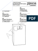 1 Manual Instrucciones Gavina GT Gti F Confort Instalador 2003 PDF