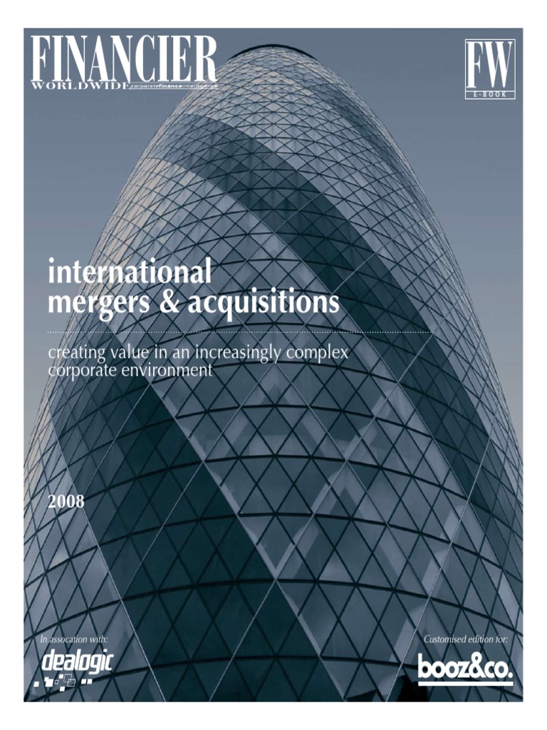 Ebook Intl Mergers And Acquisitions Pdf Mergers And