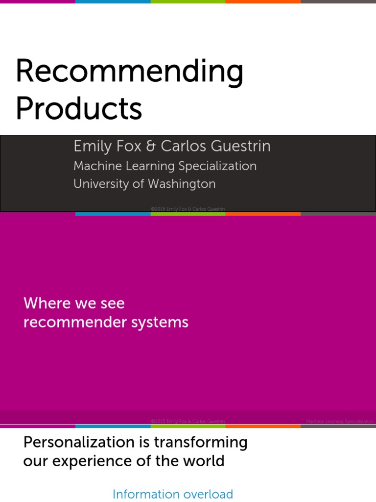 Recommenders Intro Annotated PDF | PDF | Machine Learning | Applied ...