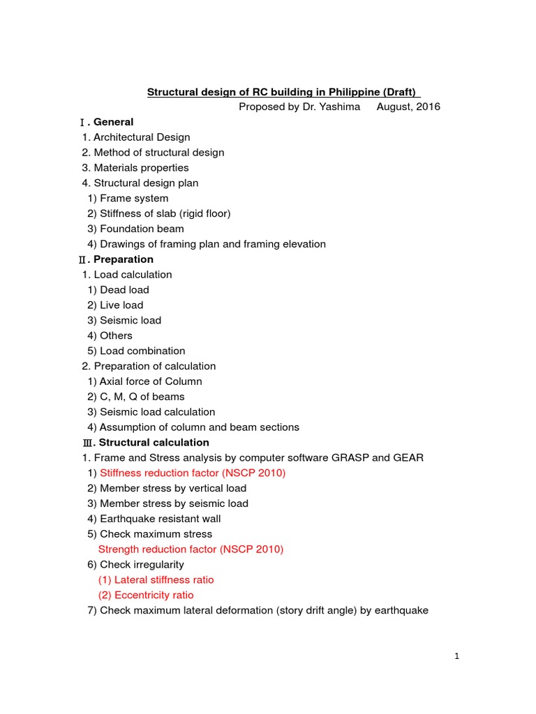 Seismic Consideration in Structural Design NSCP 2010 PDF | PDF
