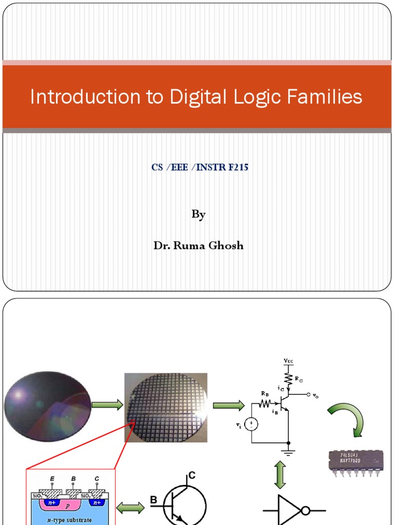 Introduction To Digital Logic Families Pdf Pdf Logic Gate